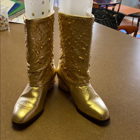 Fantasy Collection Shoes - 109. Fantasy Collection Vintage Moto Studded Boots sz 7